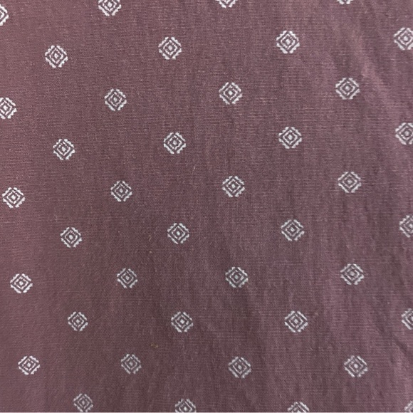 Abercrombie & Fitch Stretch Men’s Button Down Shirt Size XXL Burgundy Print NWT - Picture 3 of 10